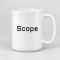 Scope Mug in white