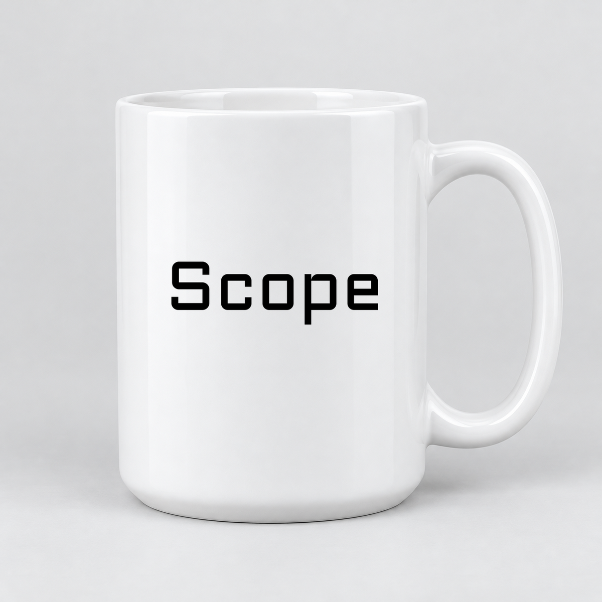 Scope Mug in white