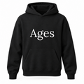 Ages Hoodie in black