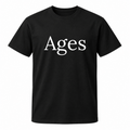 Ages T-Shirt in black