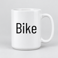 Bike Mug in white