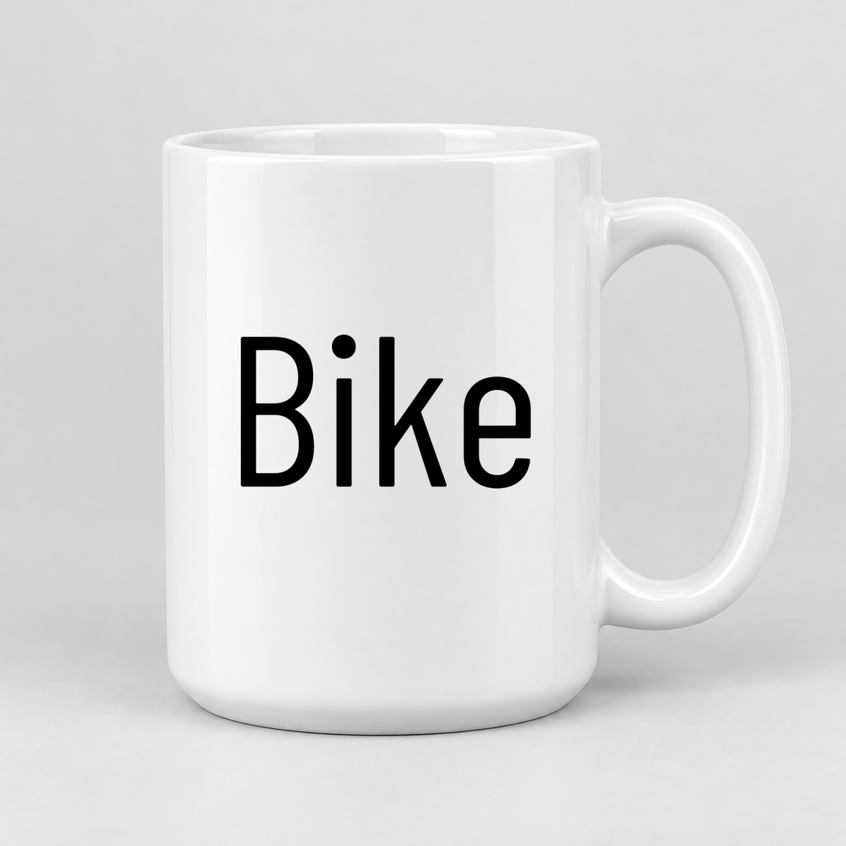 Bike Mug in white
