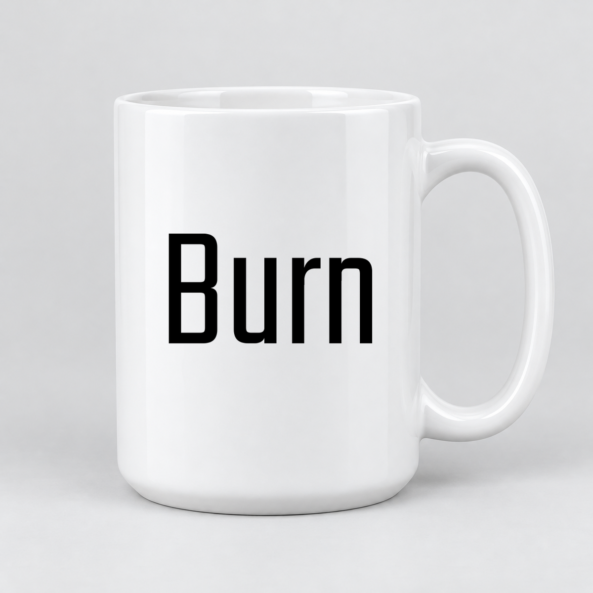 Burn Mug in white