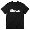 Shows T-Shirt in black