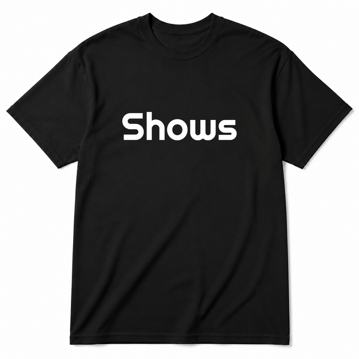Shows T-Shirt in black