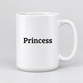 Princess Mug in white