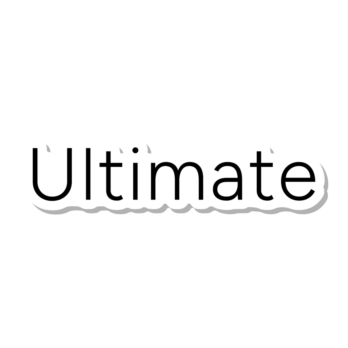 Ultimate die-cut sticker