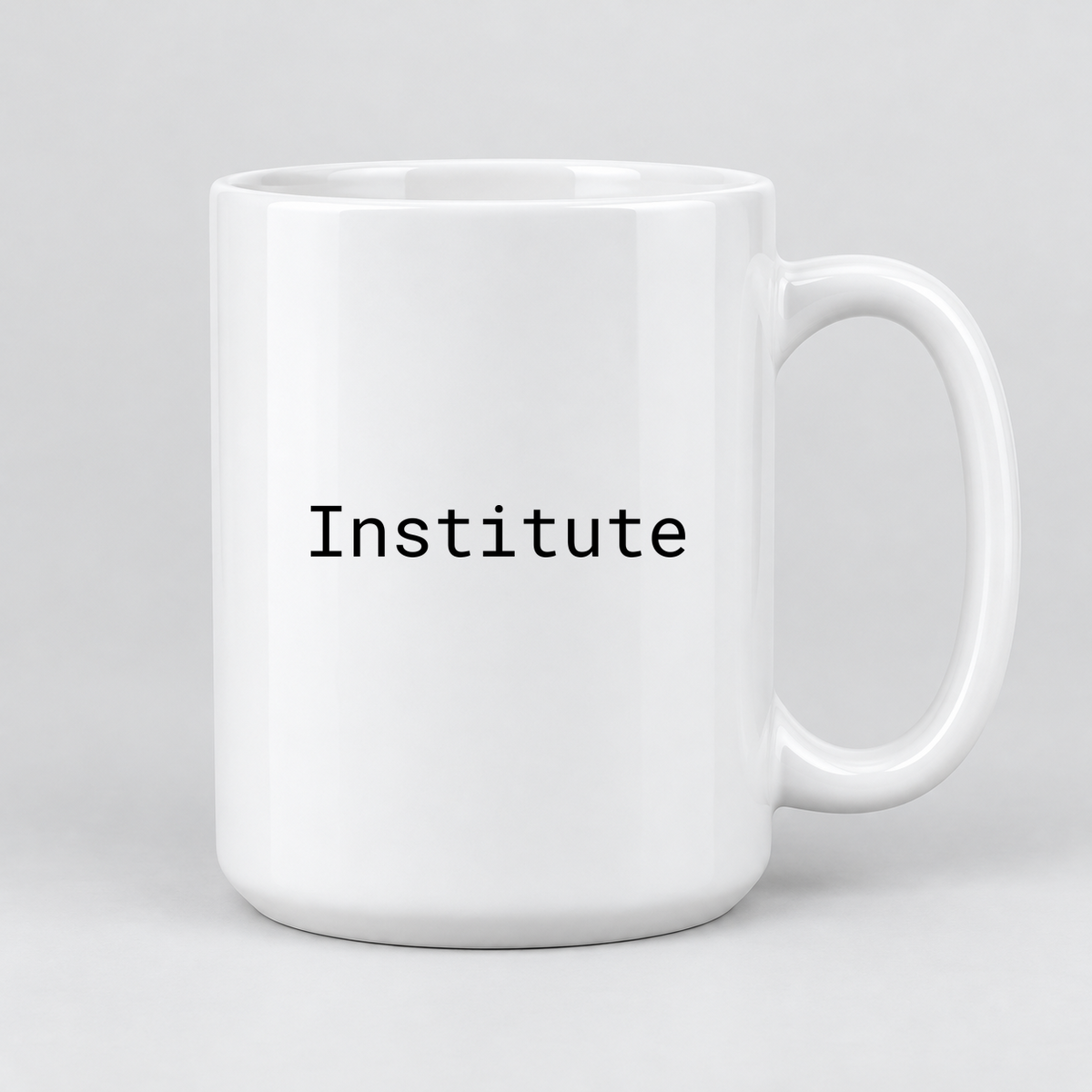 Institute Mug in white