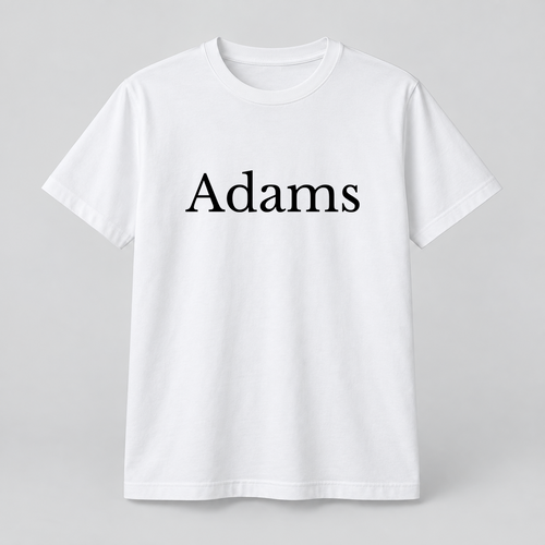 Adams T-Shirt in white
