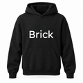 Brick Hoodie in black