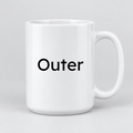 Outer Mug in white