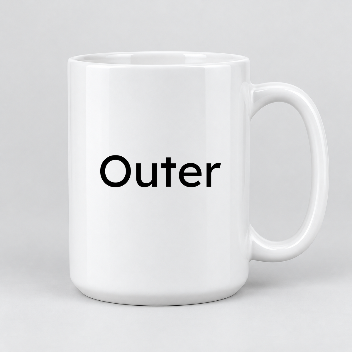 Outer Mug in white