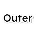 Outer die-cut sticker