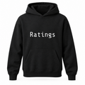 Ratings Hoodie in black