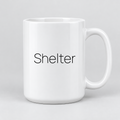 Shelter Mug in white