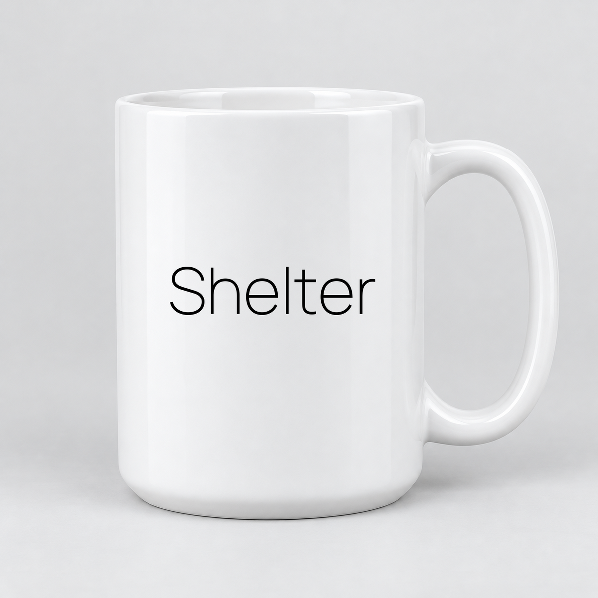 Shelter Mug in white