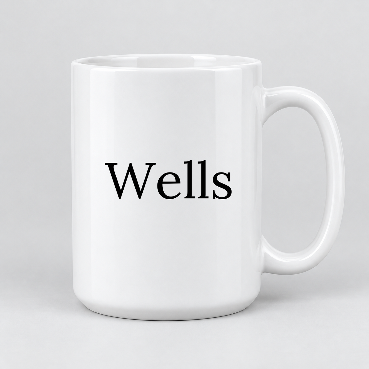 Wells Mug in white