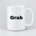Grab Mug in white