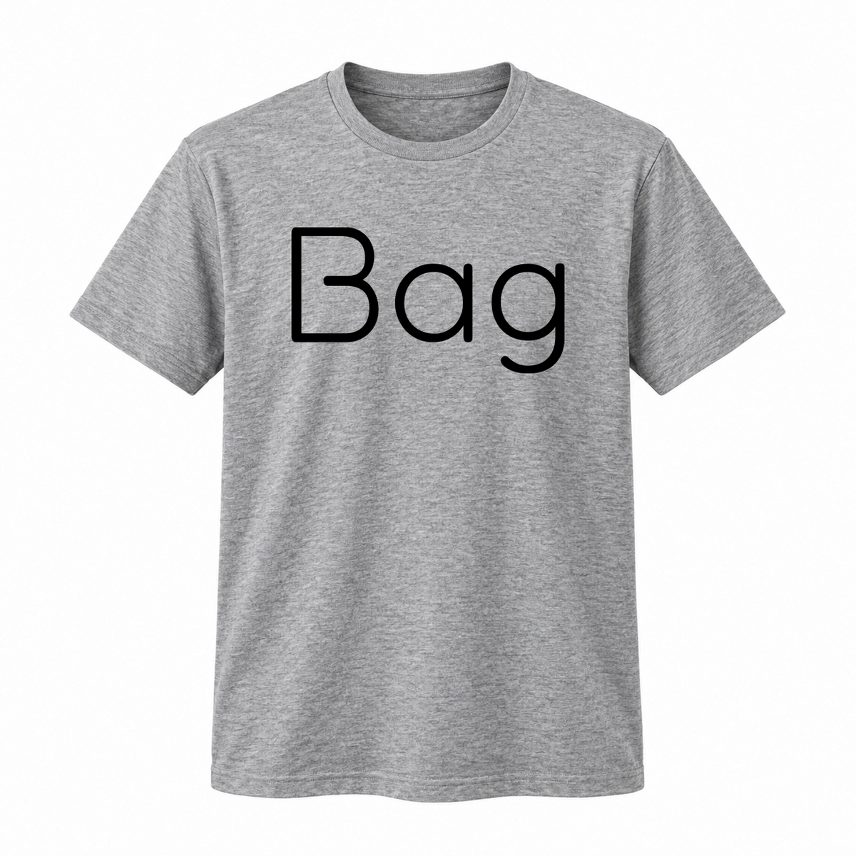 Bag T-Shirt in gray
