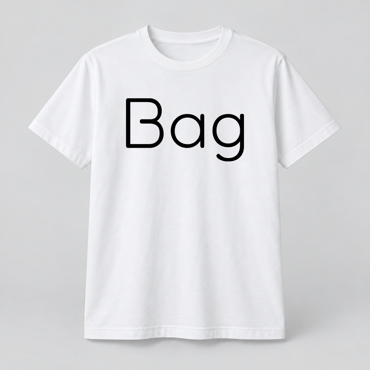 Bag T-Shirt in white