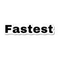 Fastest die-cut sticker