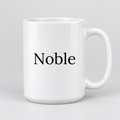 Noble Mug in white