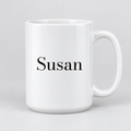 Susan Mug in white