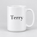 Terry Mug in white