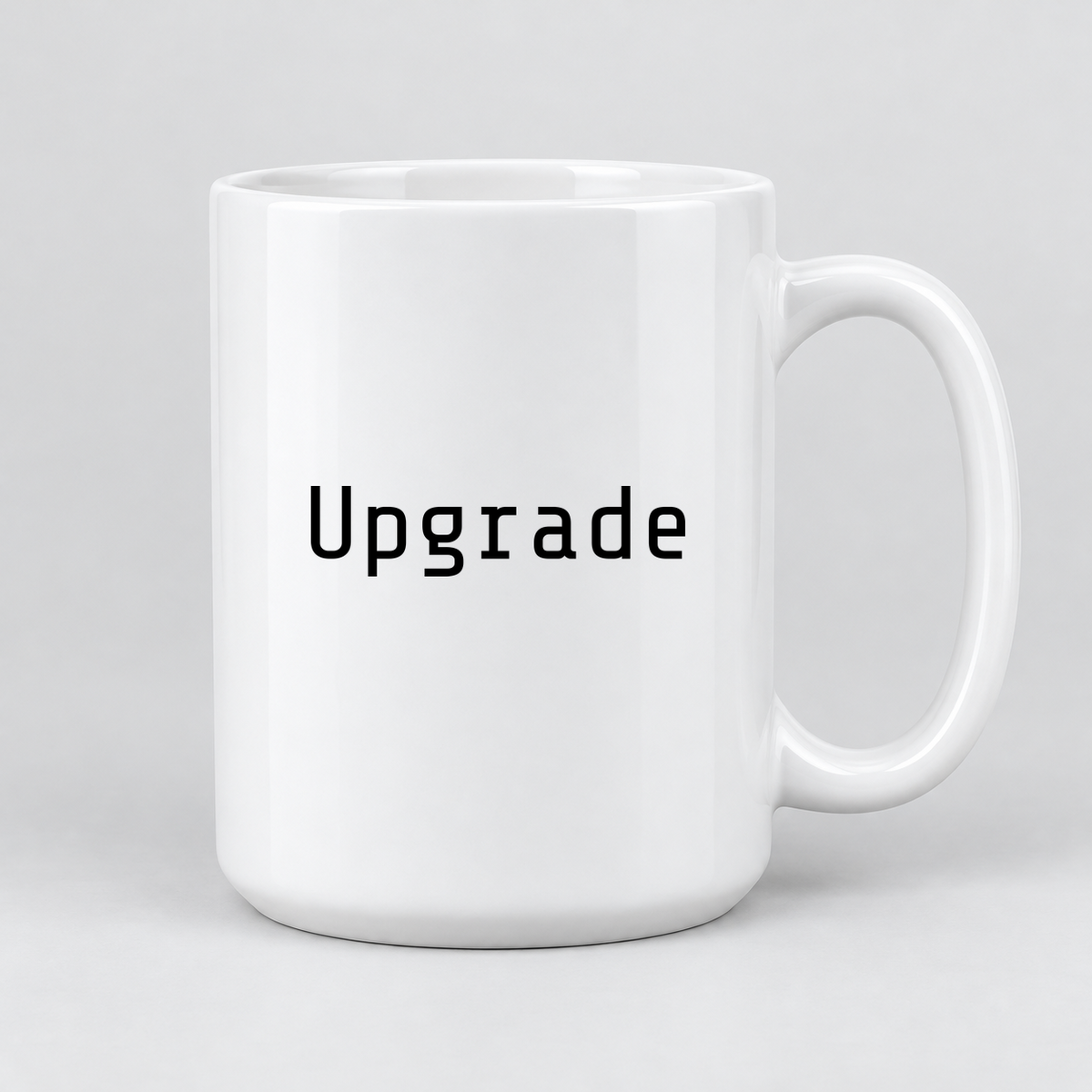 Upgrade Mug in white