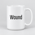Wound Mug in white