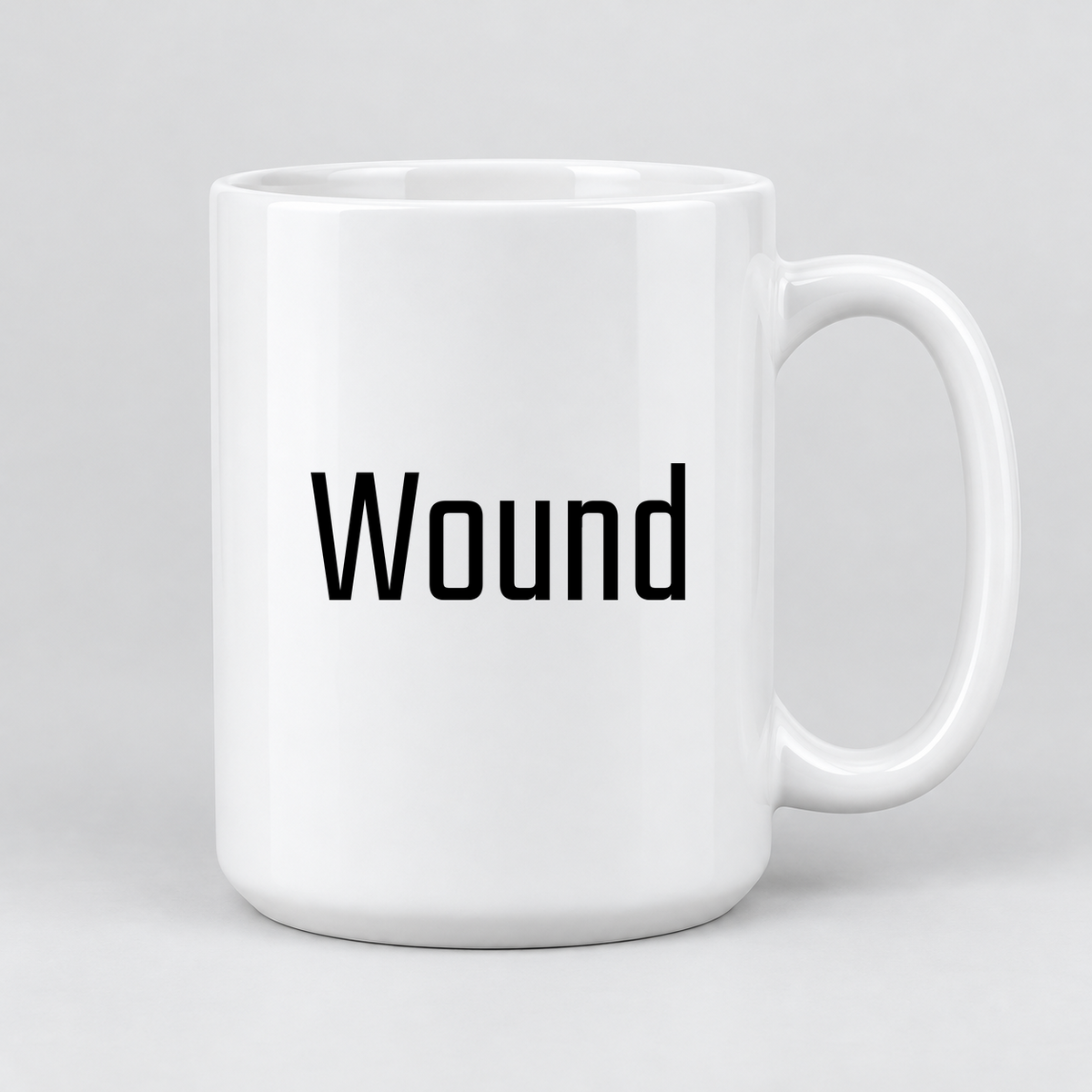 Wound Mug in white