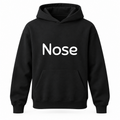Nose Hoodie in black