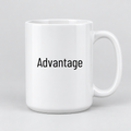 Advantage Mug in white