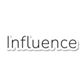 Influence die-cut sticker