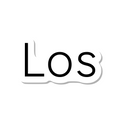 Los die-cut sticker