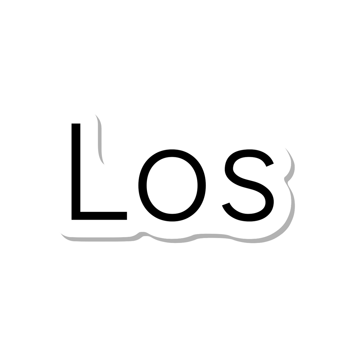 Los die-cut sticker