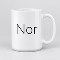 Nor Mug in white