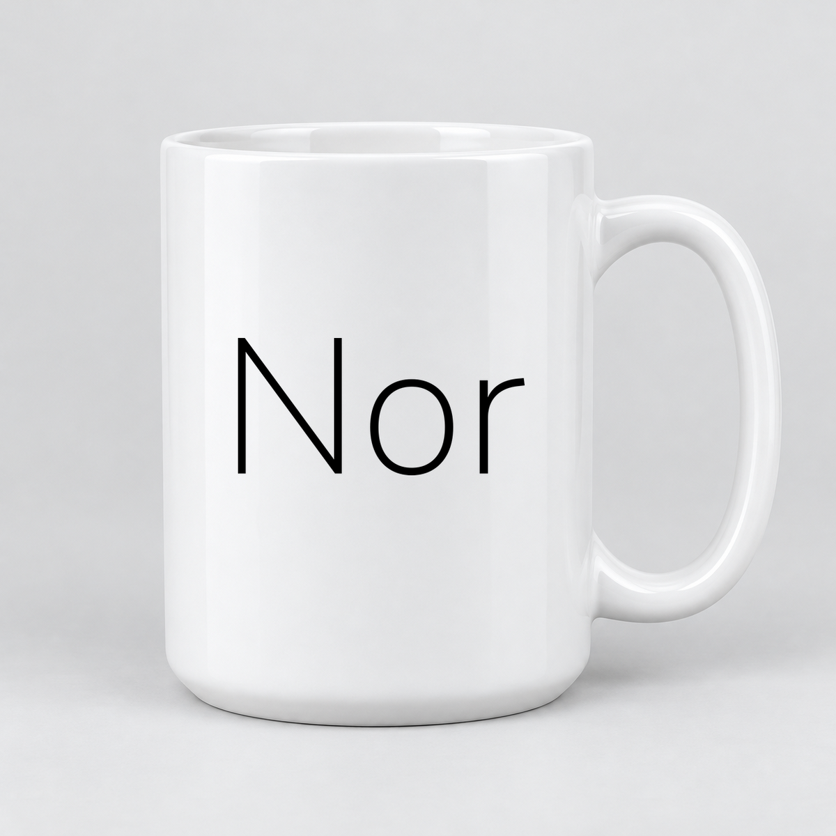 Nor Mug in white