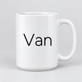 Van Mug in white