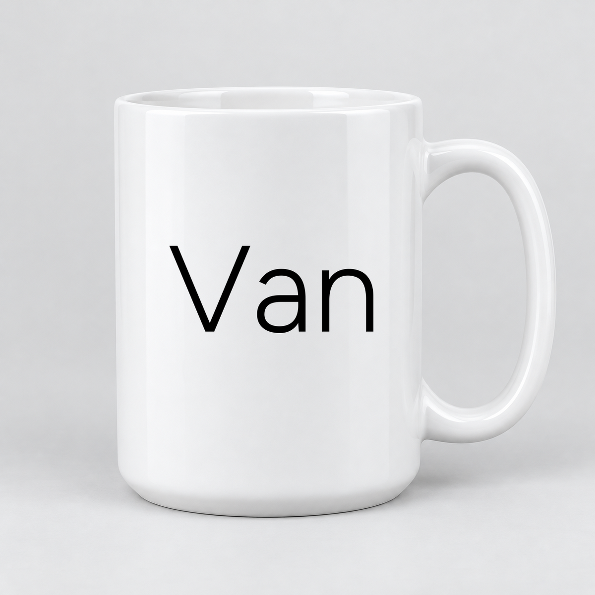 Van Mug in white