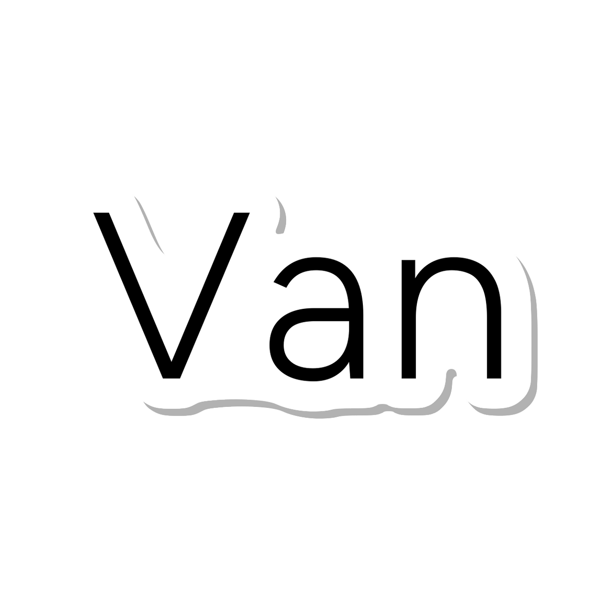 Van die-cut sticker