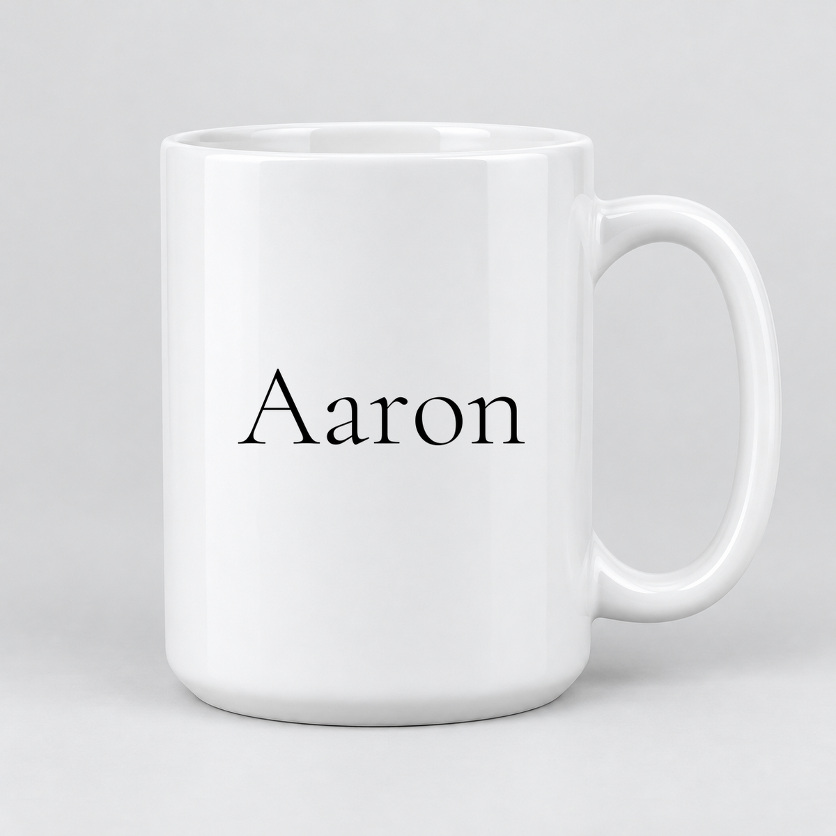 Aaron Mug in white