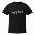 Applies T-Shirt in black