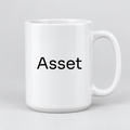 Asset Mug in white