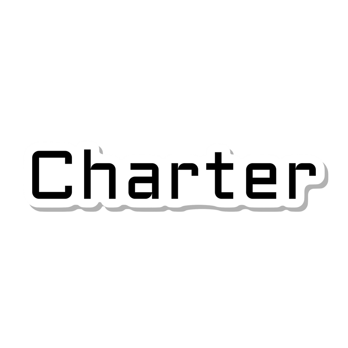Charter die-cut sticker