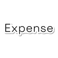 Expense die-cut sticker