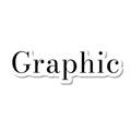 Graphic die-cut sticker