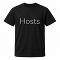 Hosts T-Shirt in black