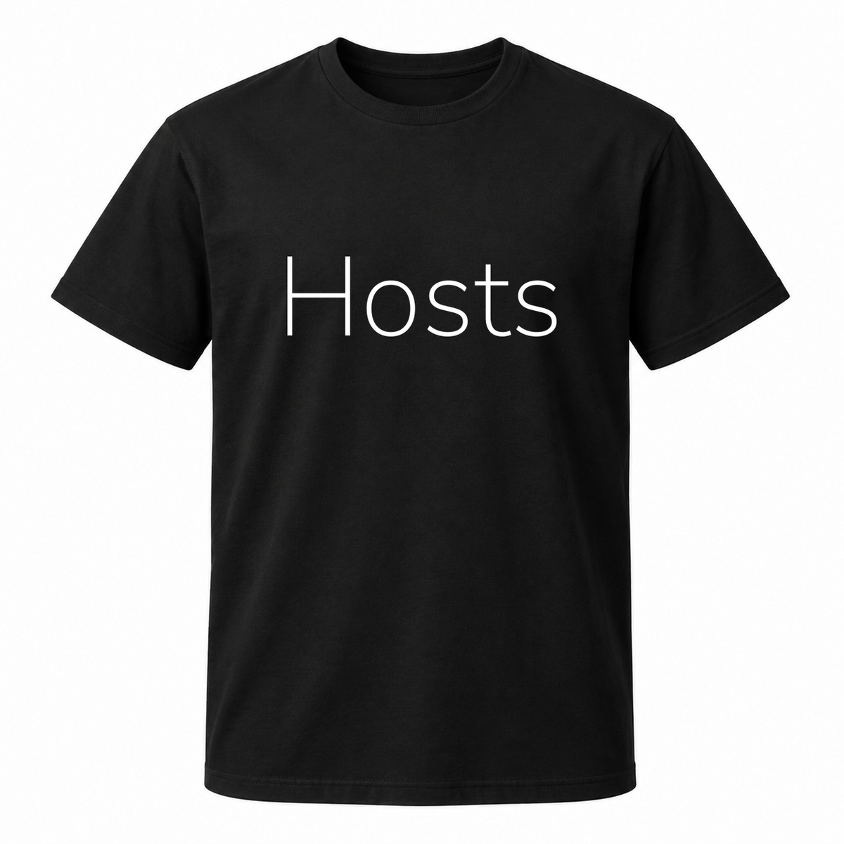 Hosts T-Shirt in black
