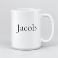 Jacob Mug in white